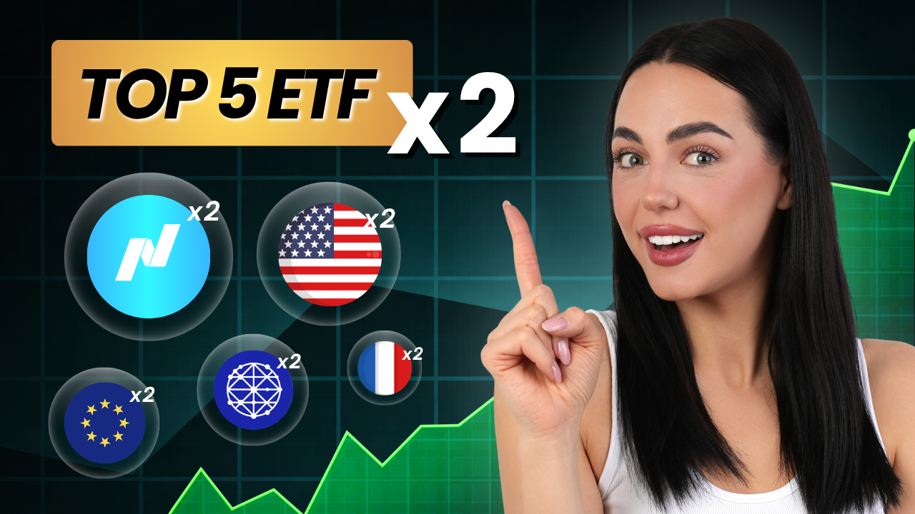 5 meilleurs ETF à levier x2 sur PEA et assurance-vie 5 meilleurs ETF à levier x2 sur PEA et assurance-vie